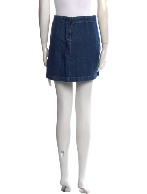 Reformation Distressed Accents Mini Skirt