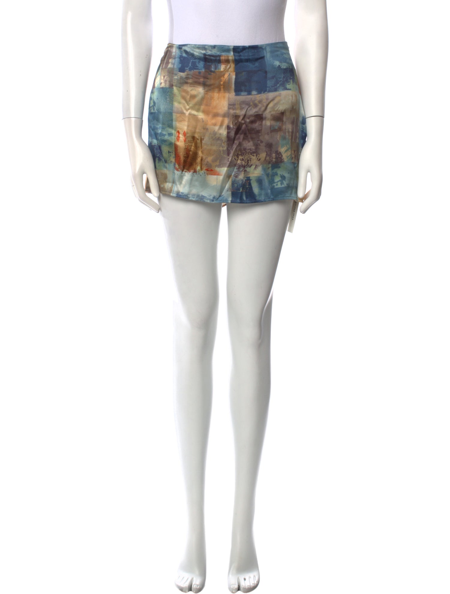 Reformation Silk Mini Skirt