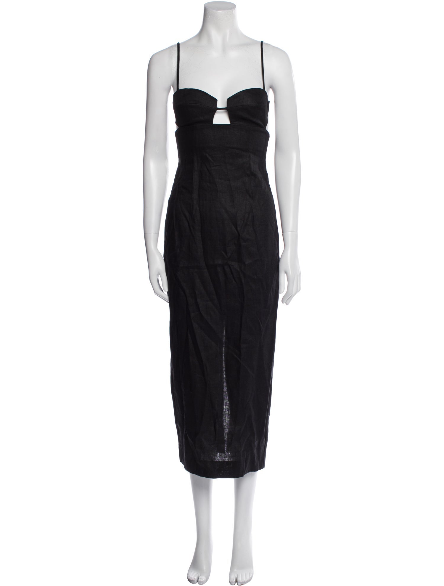 Reformation Square Neckline Long Dress