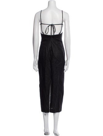 Reformation Square Neckline Long Dress