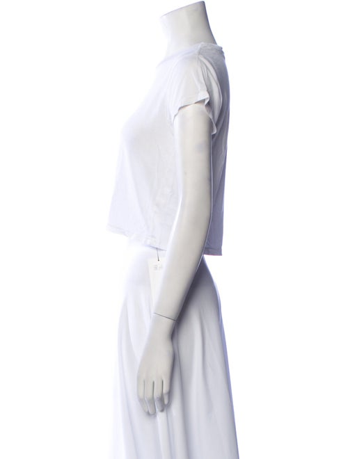 Reformation Crew Neck Short Sleeve Crop Top