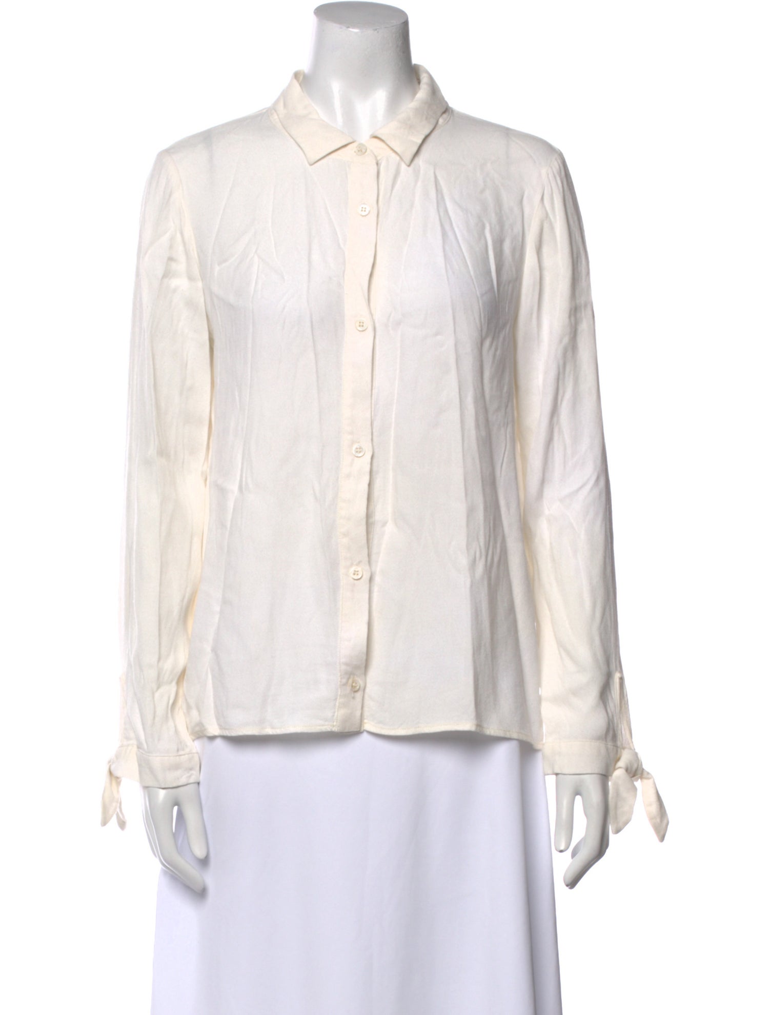 Reformation Long Sleeve Button-Up Top