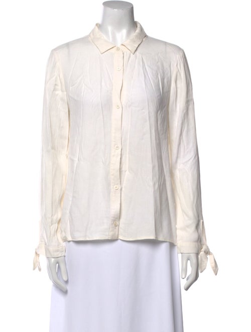 Reformation Long Sleeve Button-Up Top
