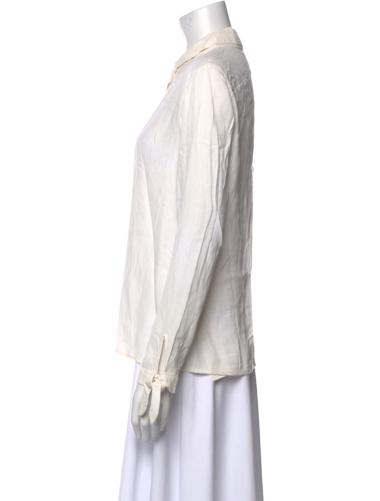 Reformation Long Sleeve Button-Up Top