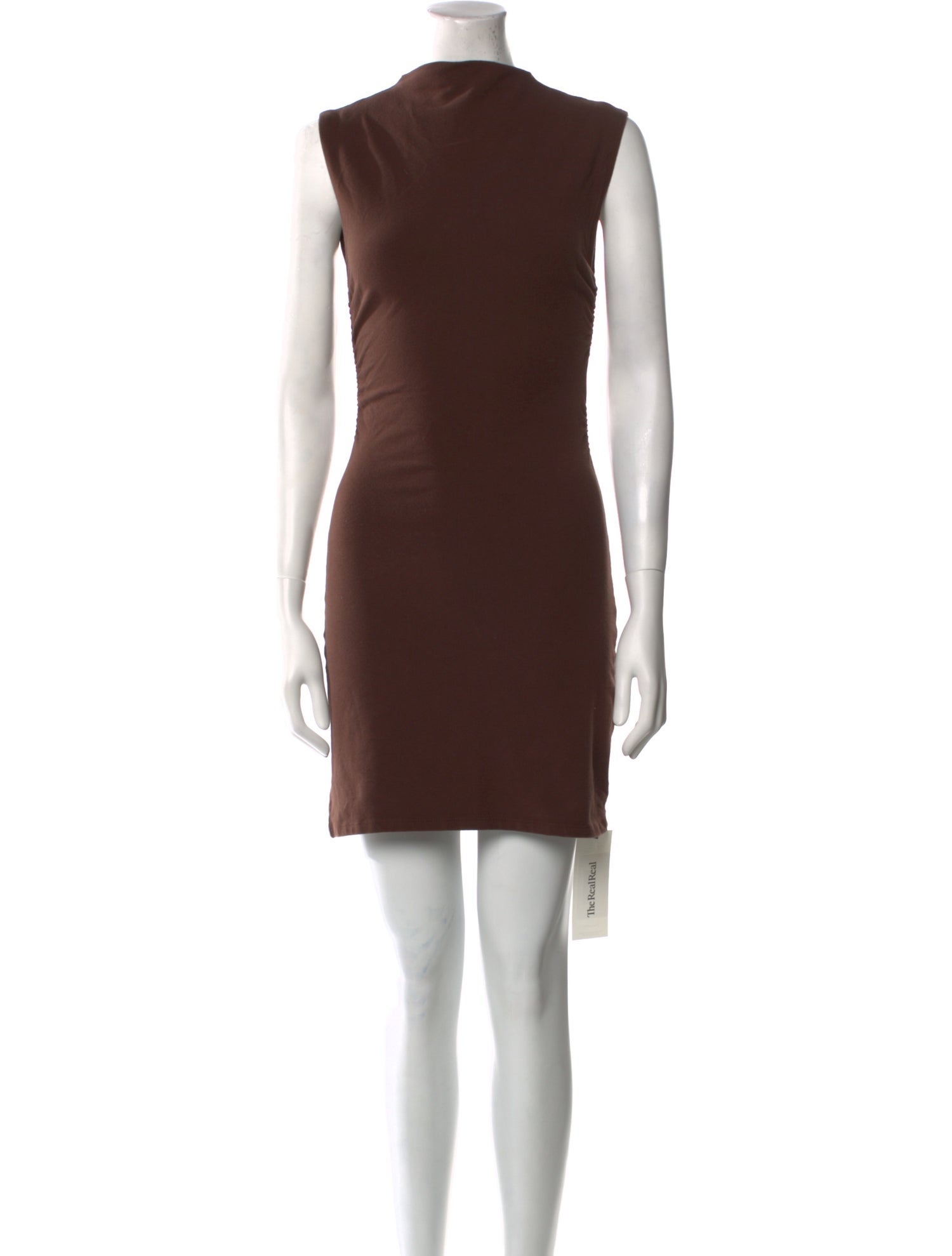 Reformation Mock Neck Mini Dress