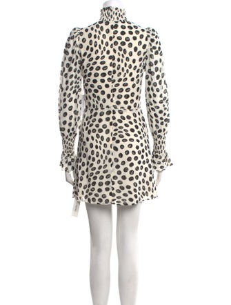 Reformation Polka Dot Print Mini Dress