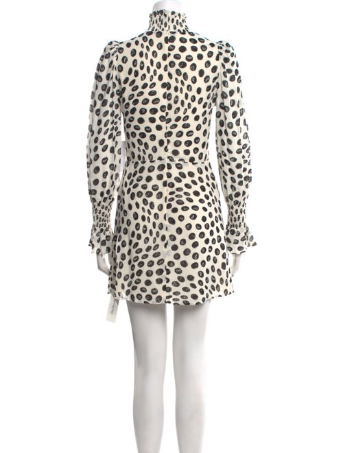 Reformation Polka Dot Print Mini Dress
