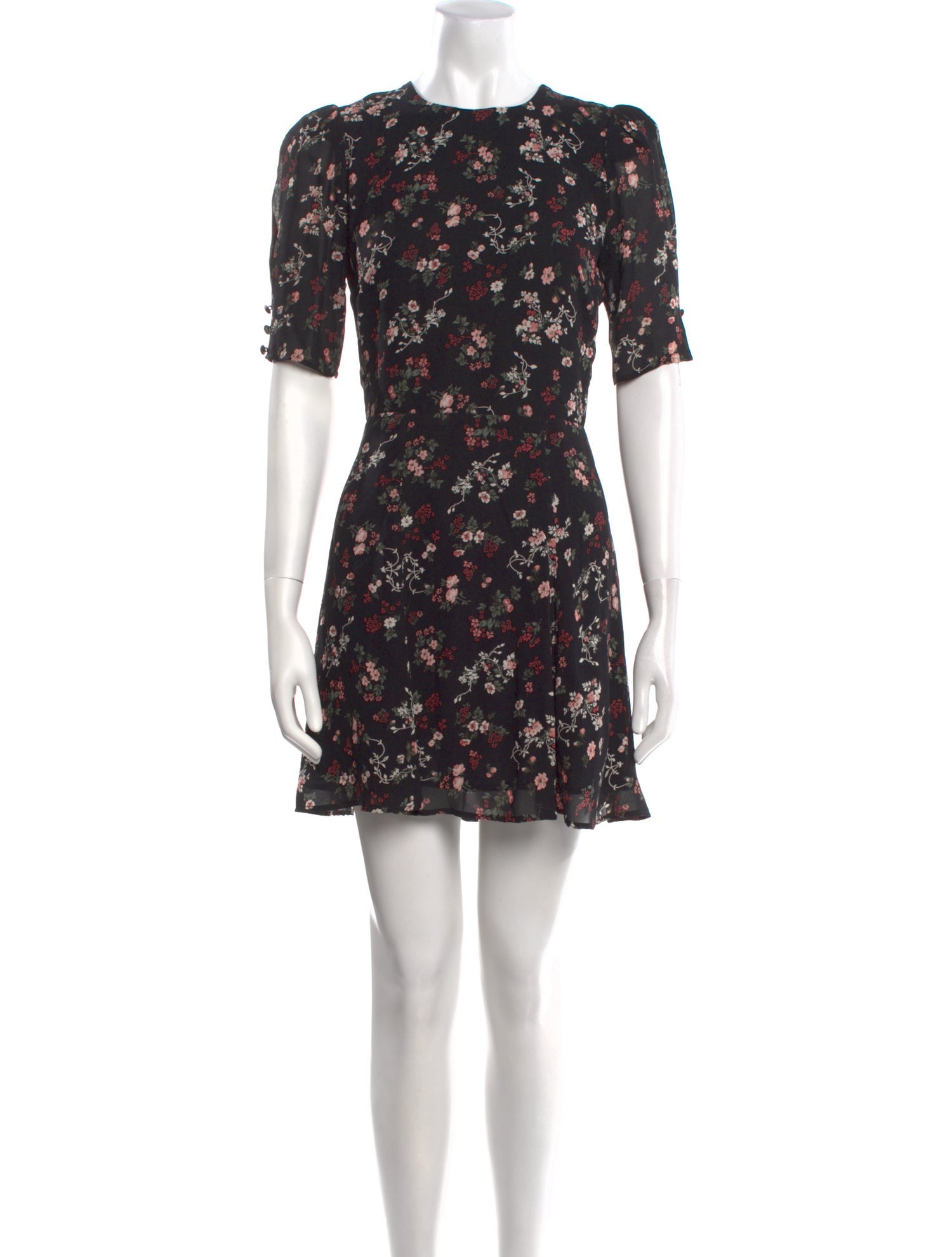 Reformation Floral Print Mini Dress