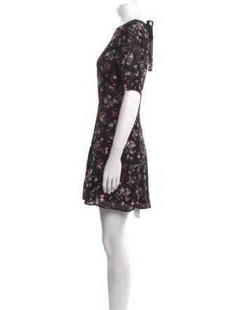 Reformation Floral Print Mini Dress