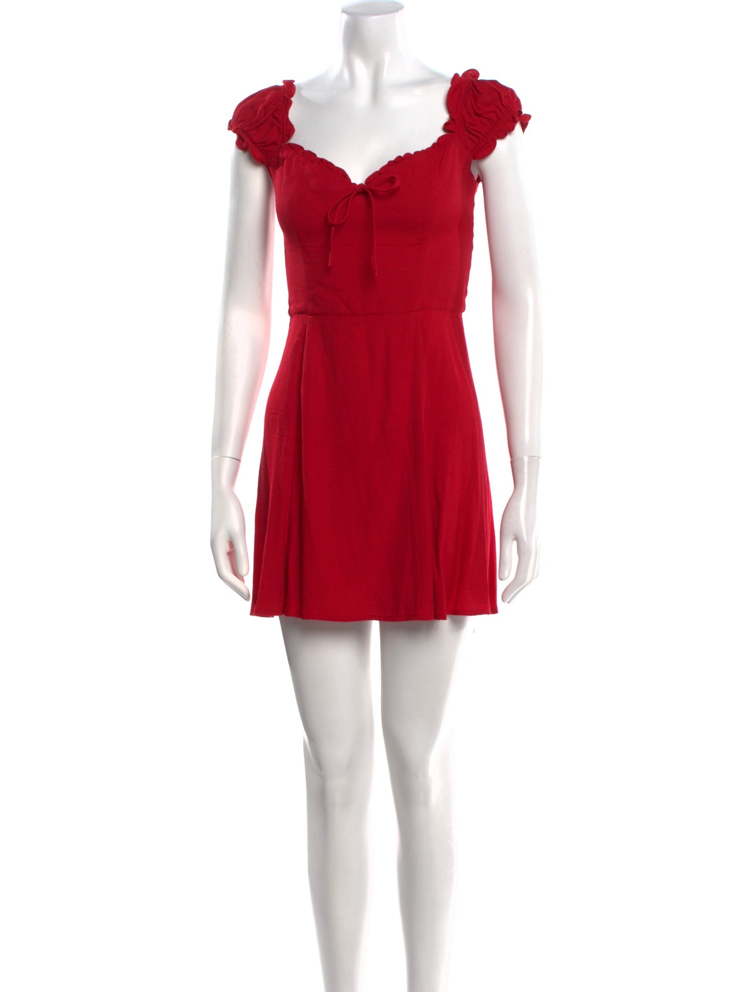 Reformation Square Neckline Mini Dress