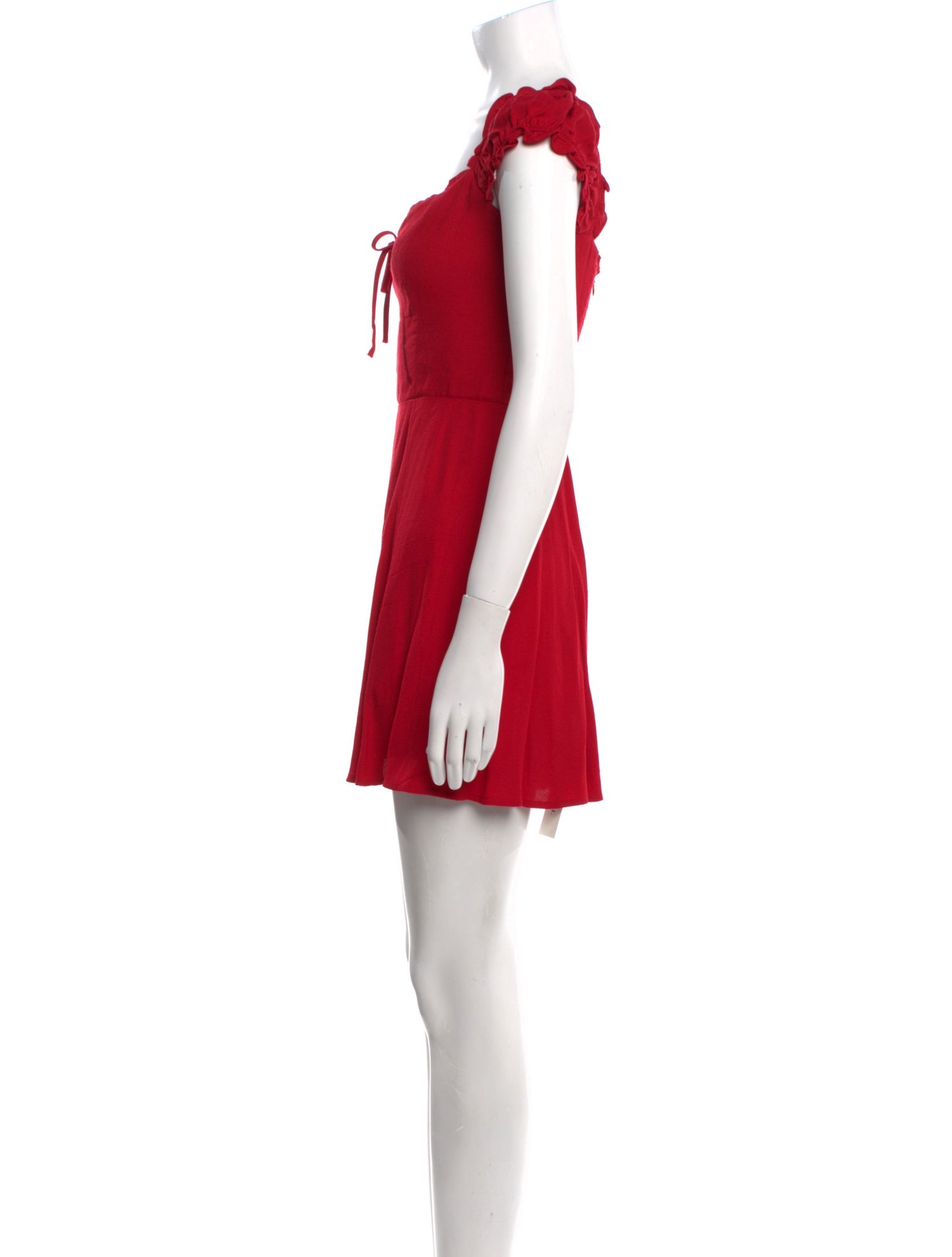 Reformation Square Neckline Mini Dress