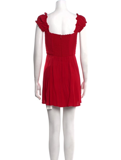 Reformation Square Neckline Mini Dress