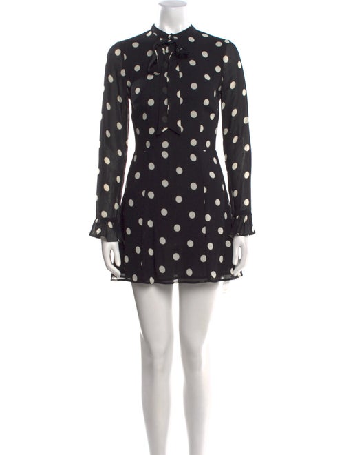 Reformation Polka Dot Print Mini Dress