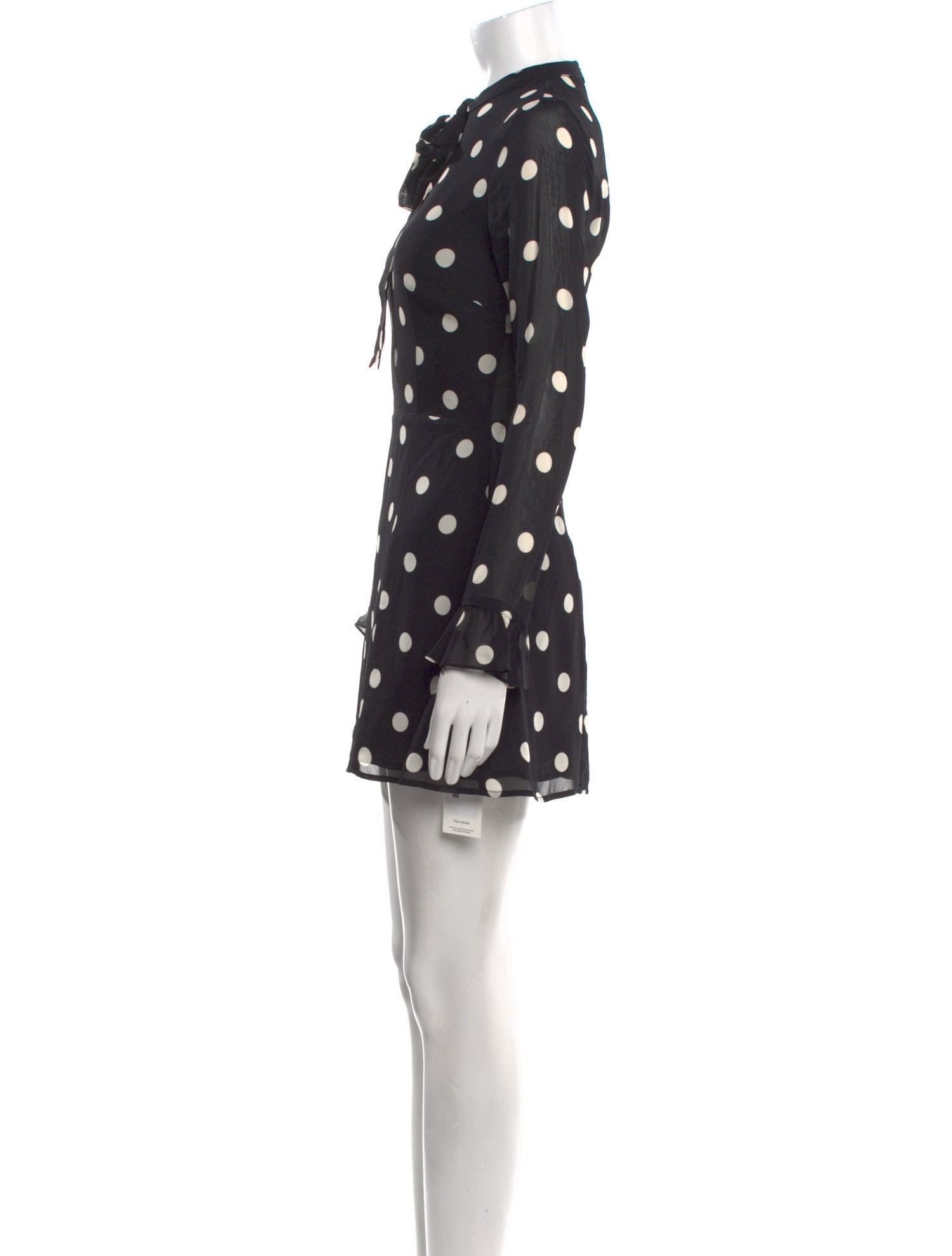 Reformation Polka Dot Print Mini Dress