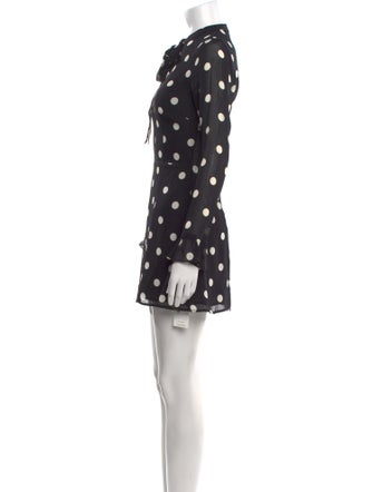 Reformation Polka Dot Print Mini Dress