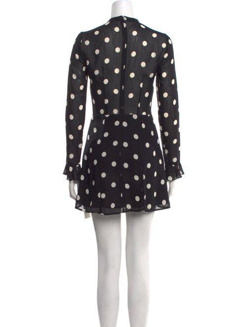 Reformation Polka Dot Print Mini Dress