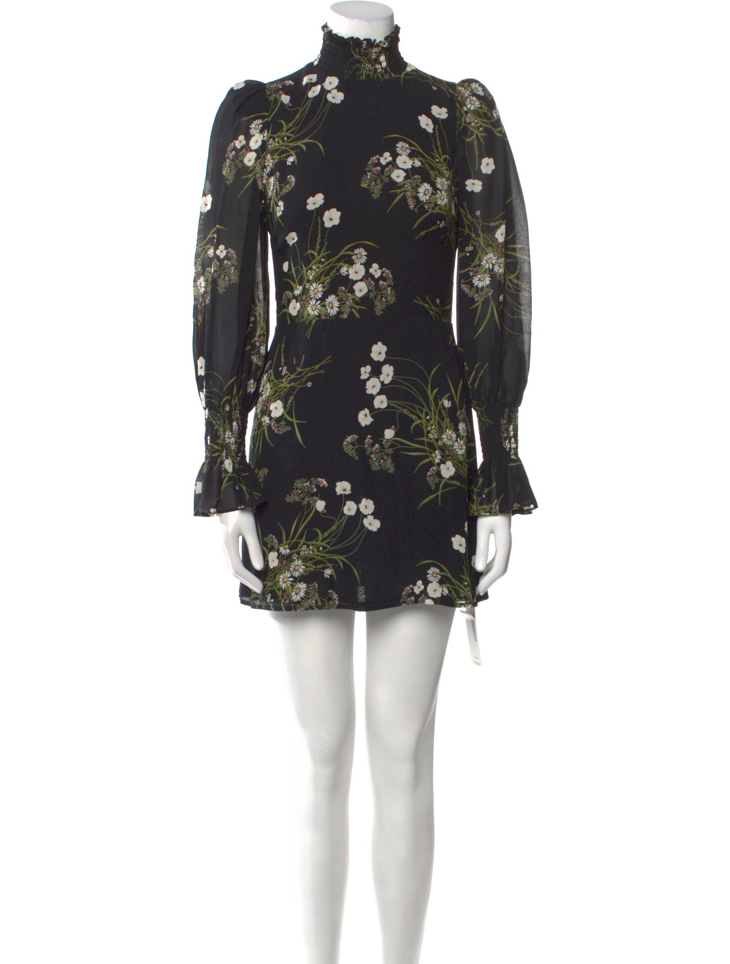 Reformation Floral Print Mini Dress
