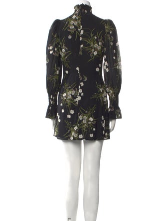 Reformation Floral Print Mini Dress