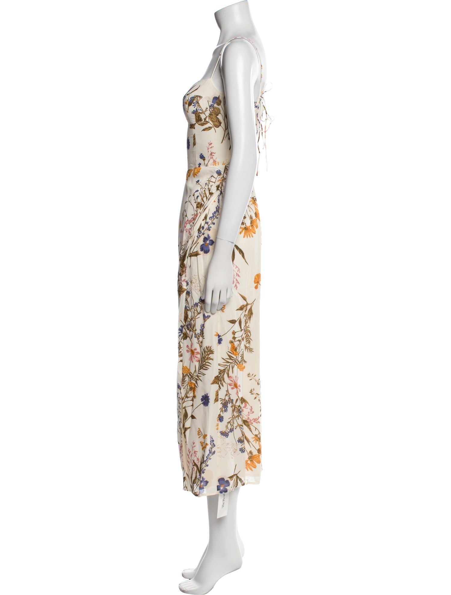Reformation Floral Print Long Dress