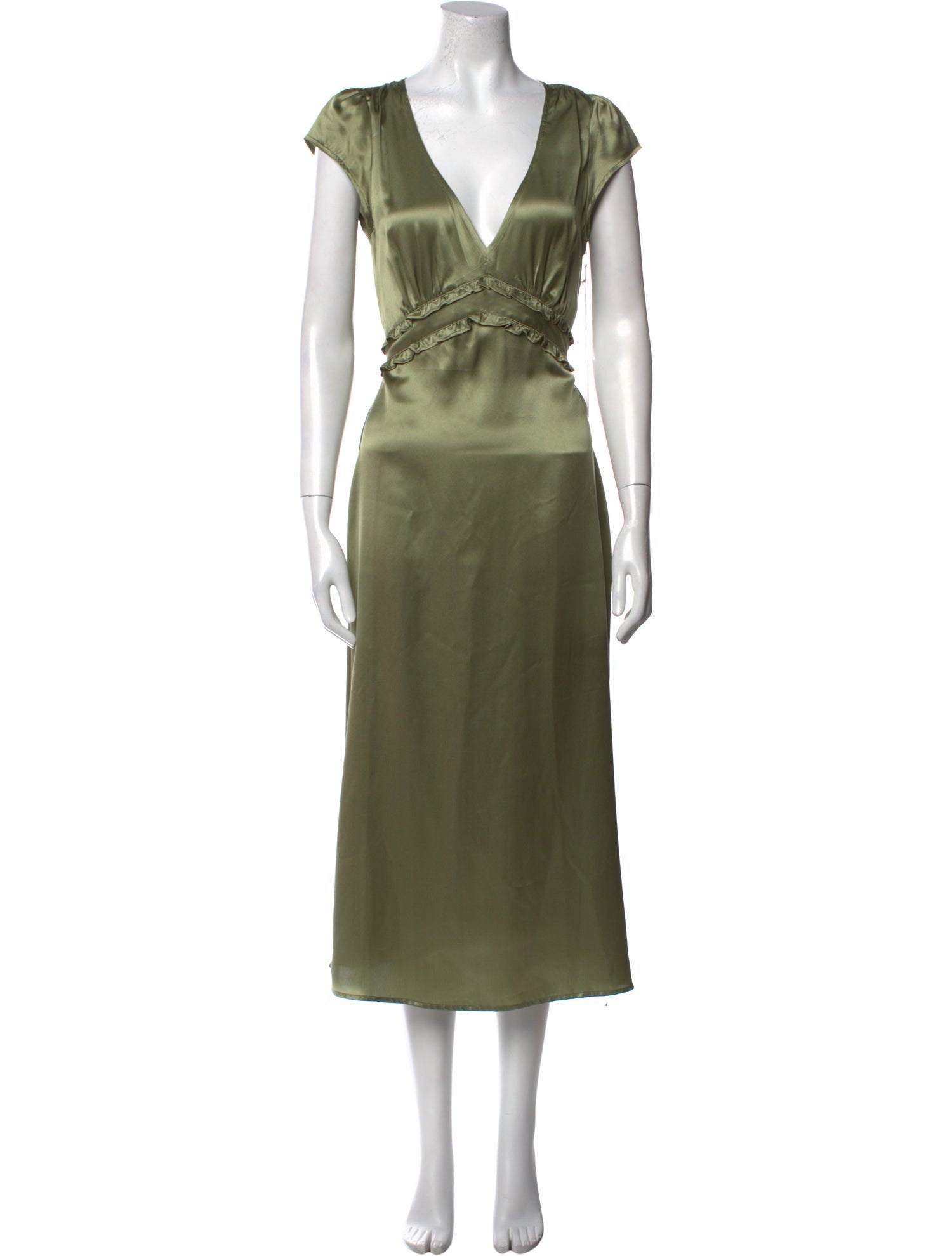 Reformation Silk Long Dress