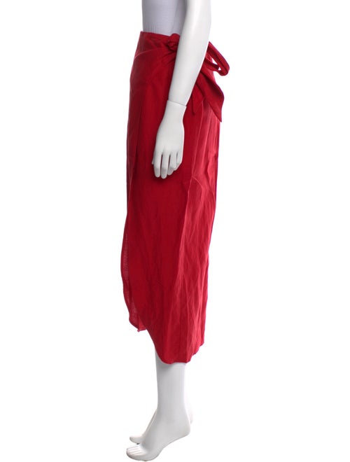 Reformation Linen Midi Length Skirt