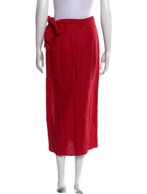 Reformation Linen Midi Length Skirt