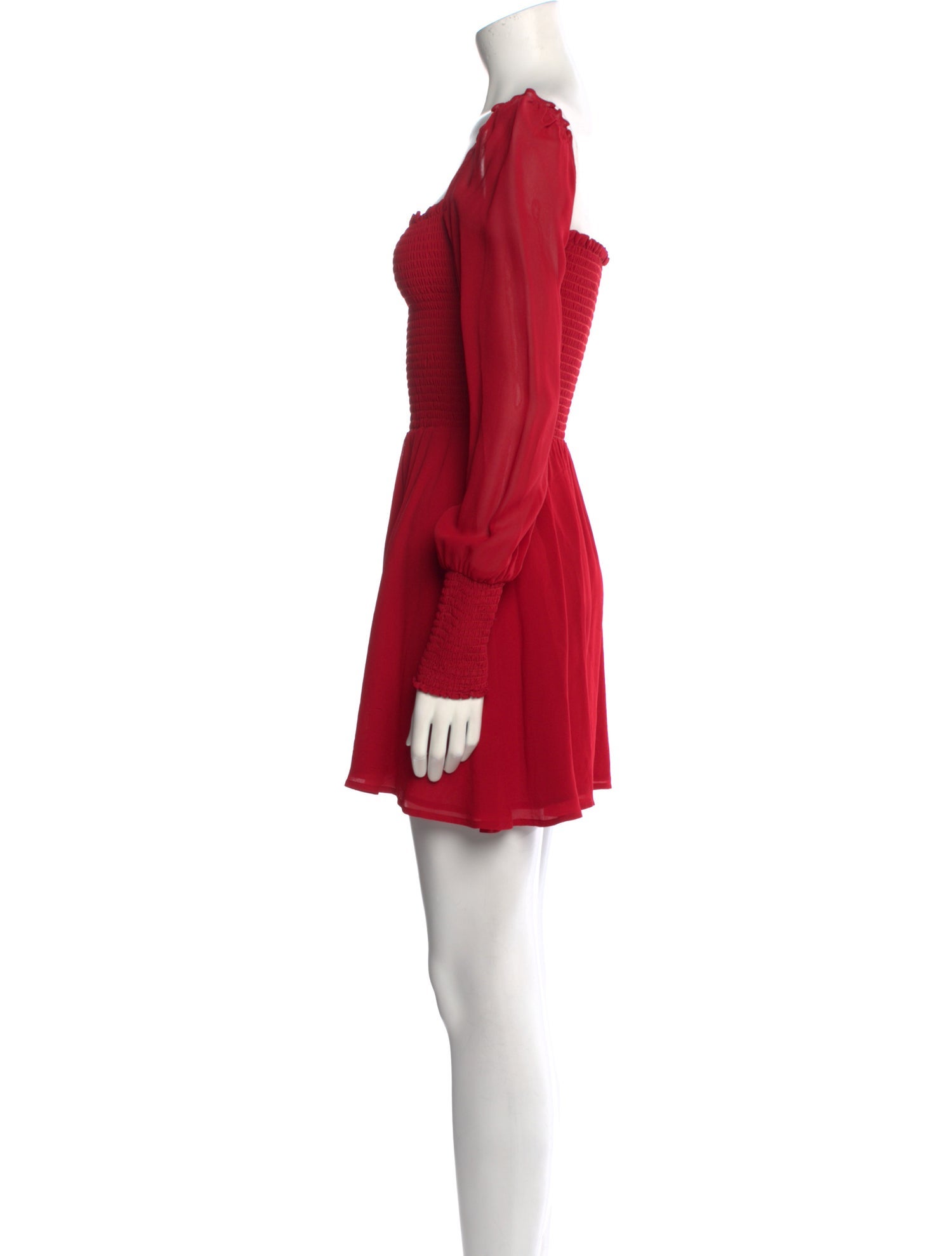 Reformation Square Neckline Mini Dress