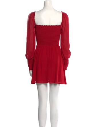 Reformation Square Neckline Mini Dress
