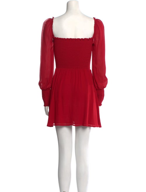 Reformation Square Neckline Mini Dress