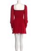 Reformation Square Neckline Mini Dress