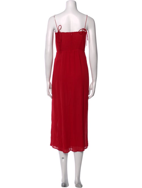 Reformation Square Neckline Long Dress