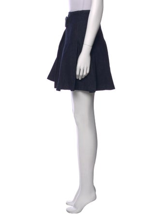 Reformation Pleated Accents Mini Skirt