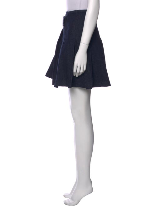 Reformation Pleated Accents Mini Skirt