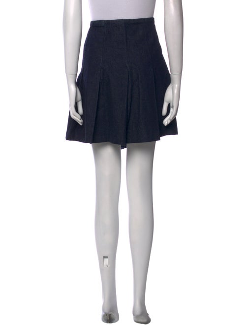 Reformation Pleated Accents Mini Skirt