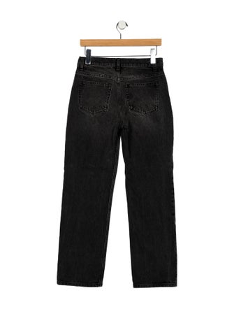 Reformation Mid-Rise Straight Leg Jeans