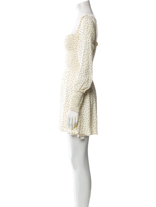 Reformation Polka Dot Print Mini Dress