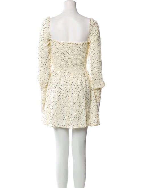 Reformation Polka Dot Print Mini Dress