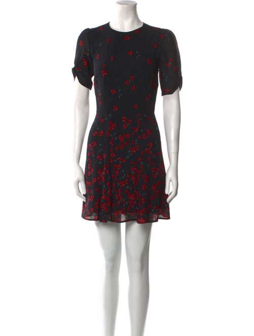 Reformation Floral Print Mini Dress
