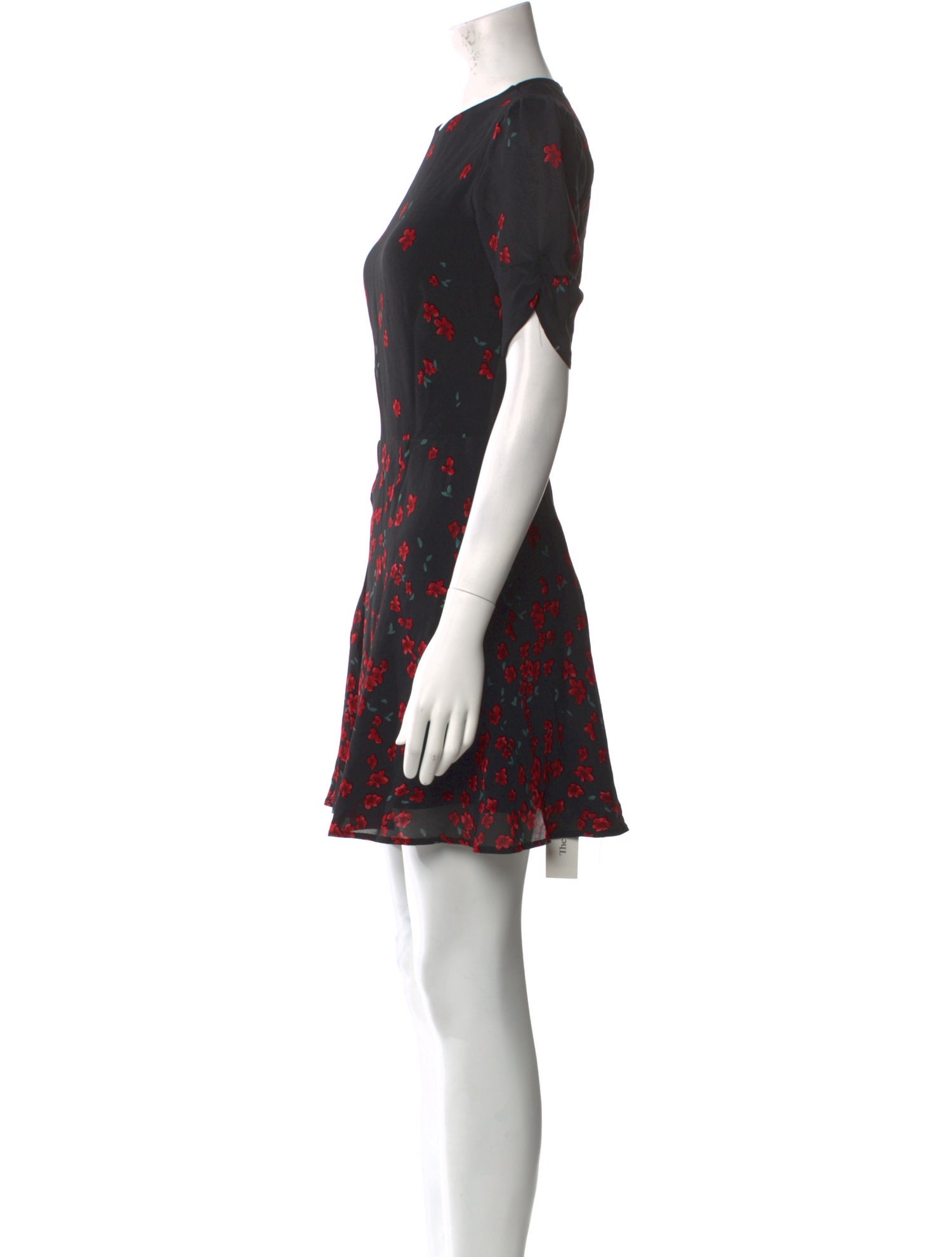 Reformation Floral Print Mini Dress