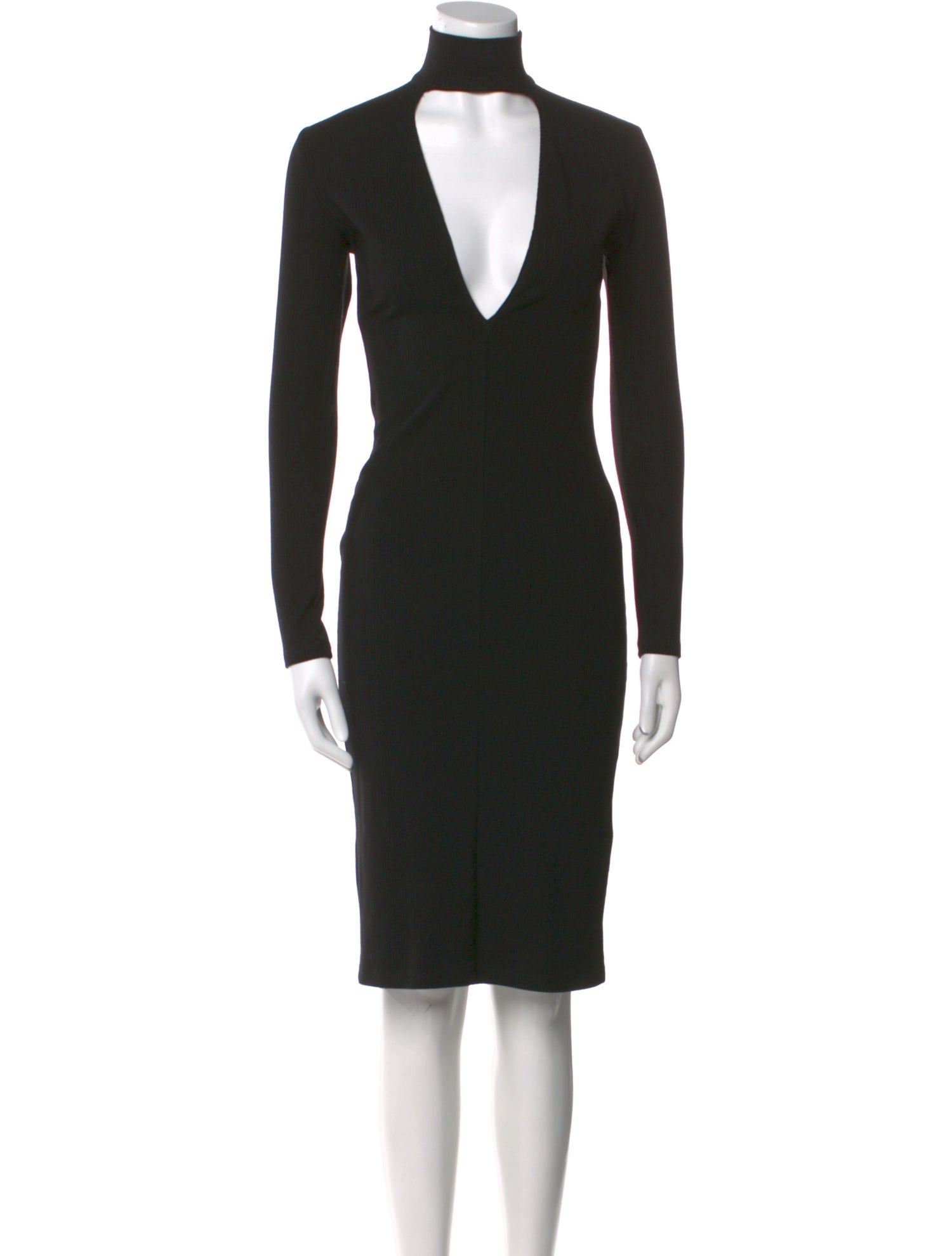 Reformation Turtleneck Knee-Length Dress