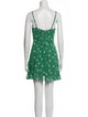 Reformation Floral Print Mini Dress