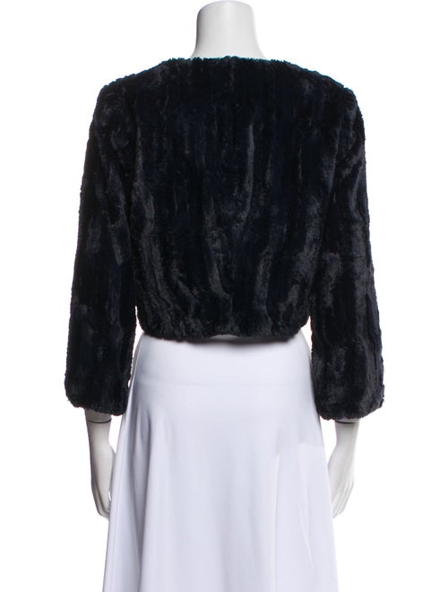 Reformation Faux Fur Evening Jacket