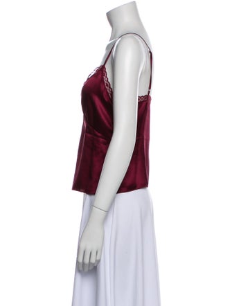 Reformation Silk V-Neck Top