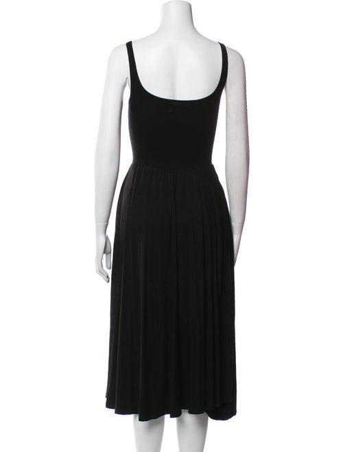 Reformation Scoop Neck Midi Length Dress