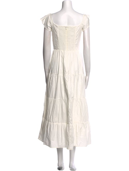 Reformation Square Neckline Long Dress