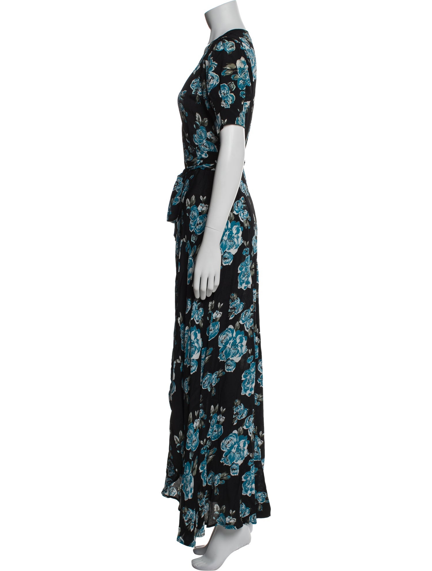Reformation Floral Print Long Dress