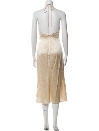 Reformation Silk Midi Length Dress