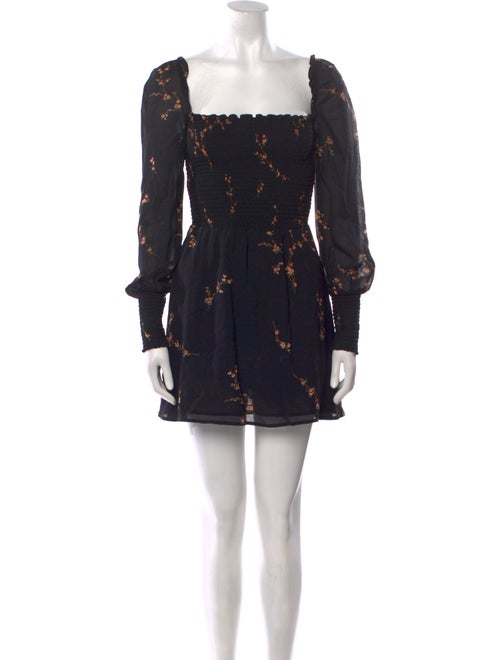 Reformation Floral Print Mini Dress
