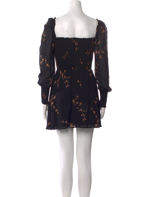 Reformation Floral Print Mini Dress