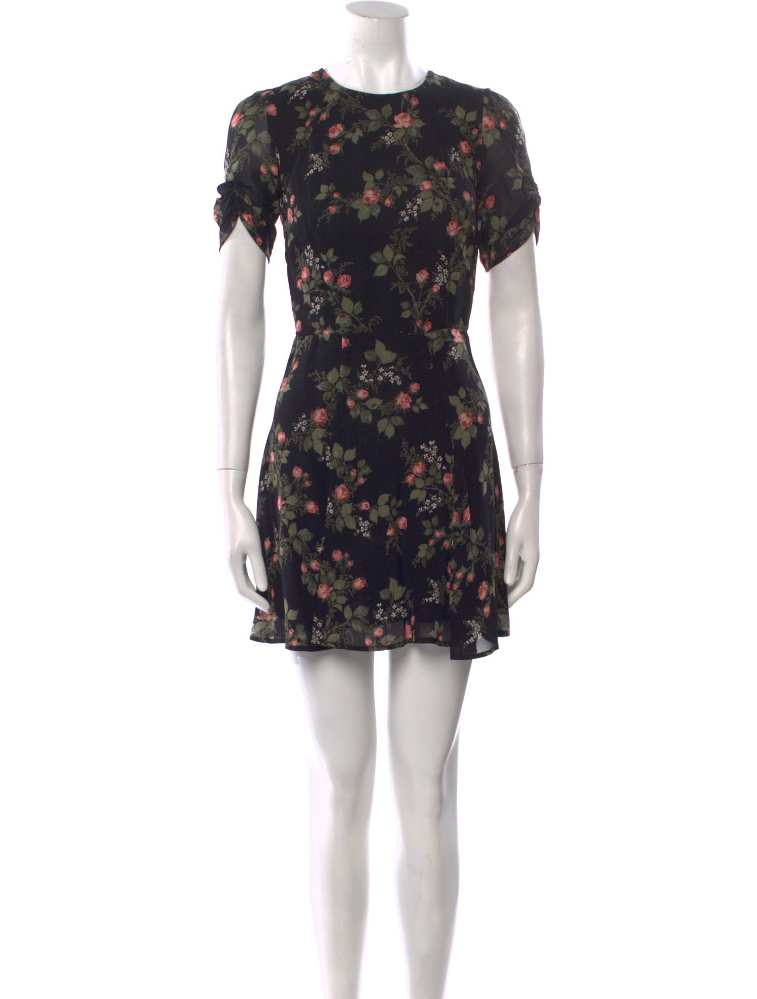Reformation Floral Print Mini Dress